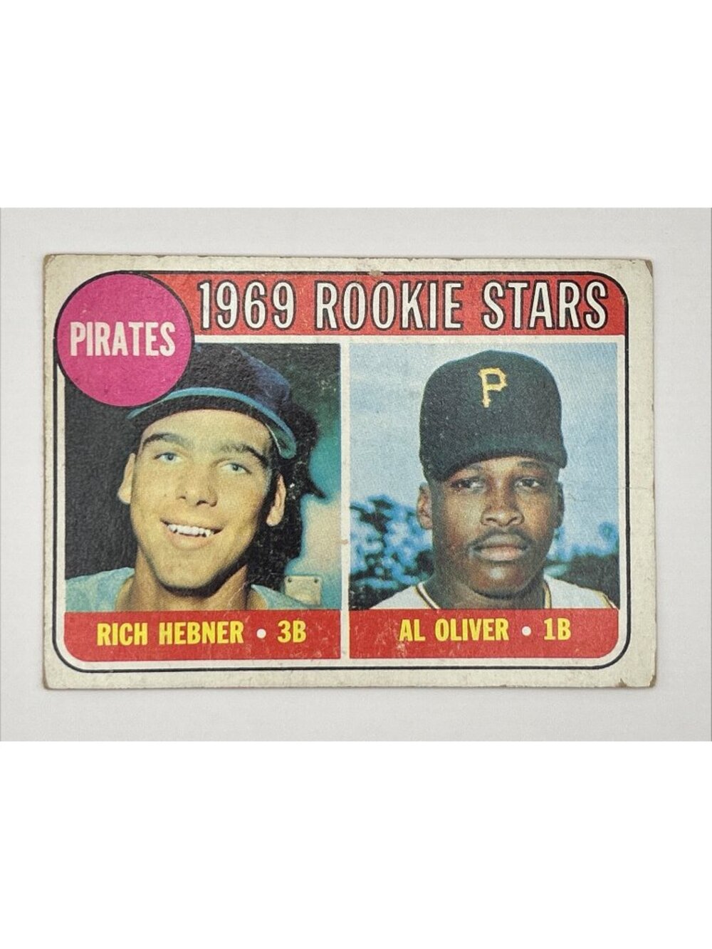 1969 Topps - 1969 Rookie Stars Al Oliver, Richie Hebner #82 (RC) Baseball Card